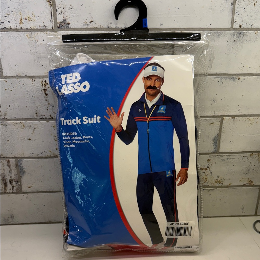 Spirit Ted Lasso AFC Richmond Track Suit Costume Men’s XL NIP - Picture 2 of 6